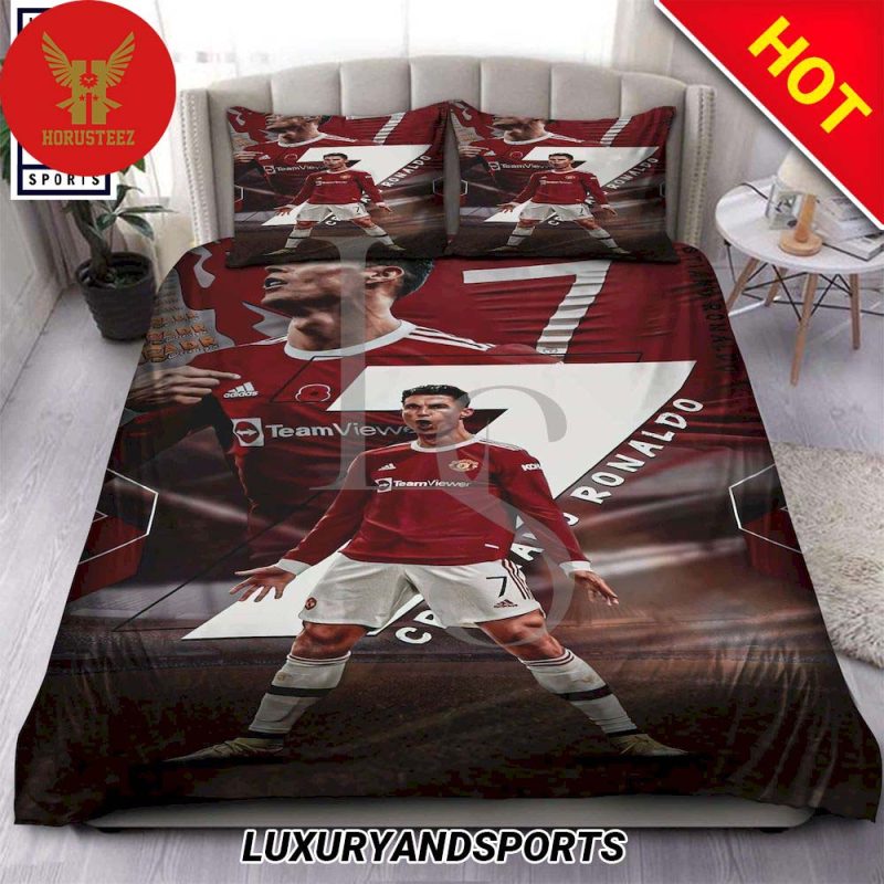 Mu Fc Cristiano Ronaldo Goal Celebrations Bedding Set Horusteez