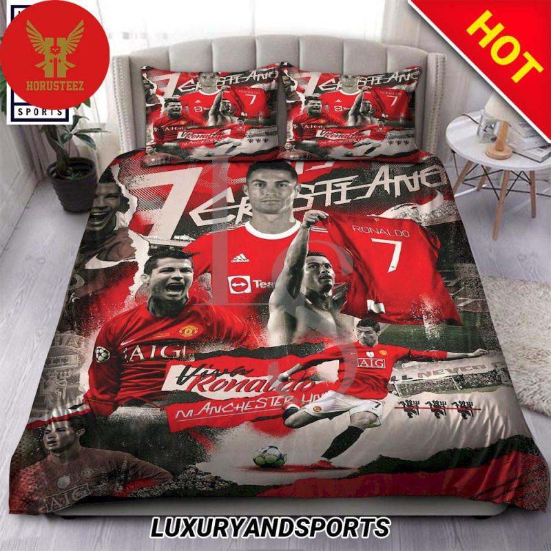 Manchester United FC Cristiano Ronaldo Bedding Set Horusteez