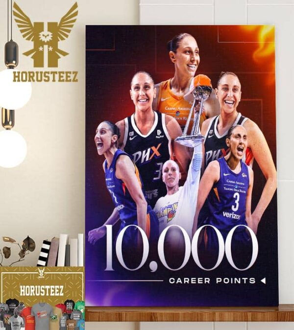 Congrats Diana Taurasi 10000 Career Points In WNBA History Home Decor Poster Canvas