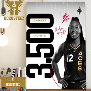 Congratulations to Chelsea Gray 3500 Career Points In WNBA Home Decor Poster Canvas