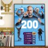 Congratulations To Mohamed Salah Has Reached 200 Goal Involvements In The Premier League Home Decor Poster Canvas