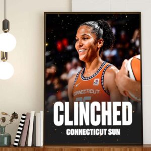Connecticut Sun Have Clinched Their Spot In The WNBA Playoffs Home Decor Poster Canvas