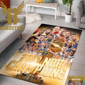 Denver Nuggets Are The 2023 NBA Champions Carpet Rug Living Room And Bedroom Home Decor