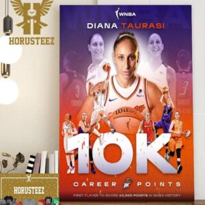Diana Taurasi Is The First Player To Score 10000 Career Points In WNBA History Home Decor Poster Canvas