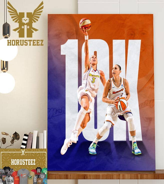 Diana Taurasi Stands Alone At 10K Career Points In The WNBA Home Decor Poster Canvas