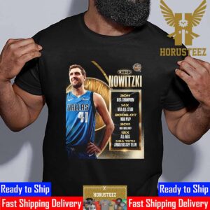 Dirk Nowitzki Basketball Hall Of Fame Resume Class Of 2023 Unisex T-Shirt