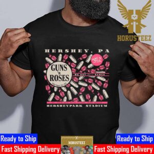 Guns N Roses We Got Fun n Games at Hersheypark Stadium Hershey PA August 11th 2023 Unisex T-Shirt