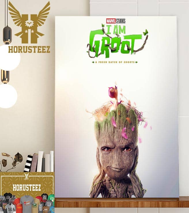 I Am Groot Season 2 A Treemendous Fresh Batch Of Shorts Official Poster From Marvel Studios Home Decor Poster Canvas
