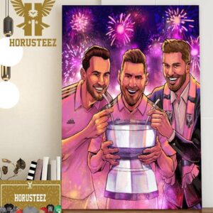 Inter Miami CF Are Winners The 2023 Leagues Cup Home Decor Poster Canvas