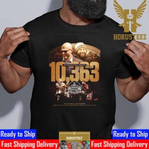 Joe Thomas 10363 Consecutive Snaps Is NFL Record For Pro Football Hall Of Fame 2023 Unisex T-Shirt