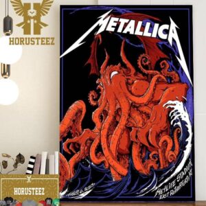 Metallica M72 World Tour at MetLife Stadium East Rutherford NJ USA August 6 2023 Home Decor Poster Canvas