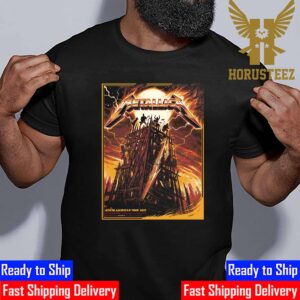 Metallica North American Tour 2023 Official Colorway Of Pop-Up Shop Poster For M72 Phoenix Unisex T-Shirt