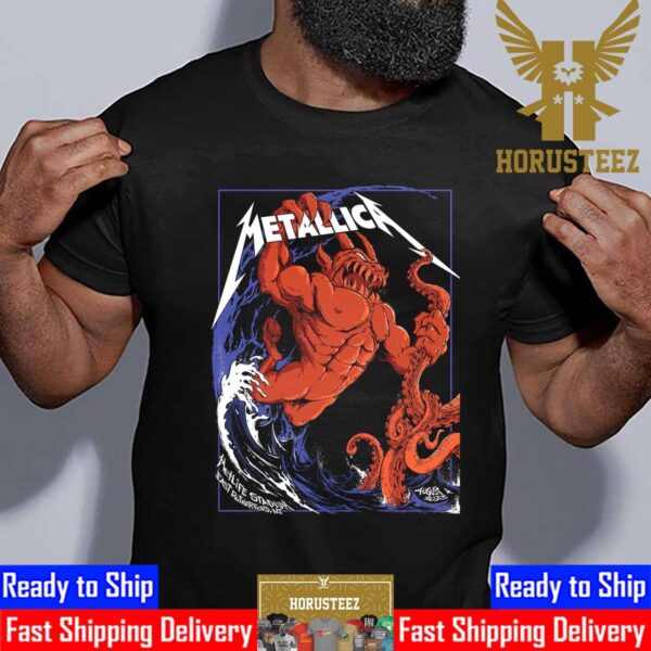 Metallica World Tour M72 East Rutherford at MetLife Stadium NJ USA August 4 2023 Unisex T-Shirt