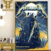 Metallica World Tour M72 Los Angeles North American Tour 2023 Official Pop-Up Shop Exclusive Colorways Poster Home Decor Poster Canvas