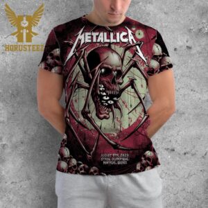 Metallica World Tour M72 Montreal August 11th 2023 at Stade Olympique Montreal Quebec Canada All Over Print Shirt