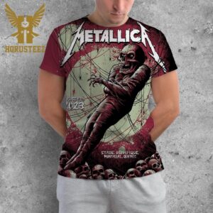 Metallica World Tour M72 Montreal No Repeat Weekend From Stade Olympique Montreal Quebec Canada August 13th 2023 All Over Print Shirt