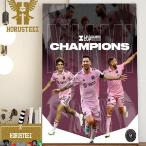 Official 2023 Leagues Cup Champions Are The Inter Miami CF Home Decor Poster Canvas