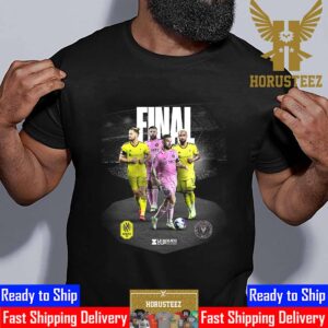 Official Poster For Leagues Cup 2023 Final Inter Miami CF Vs Nashville SC Unisex T-Shirt