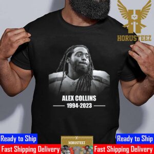 RIP Former NFL RB Alex Collins 1994 2023 Has Passed At Age 28 Unisex T-Shirt