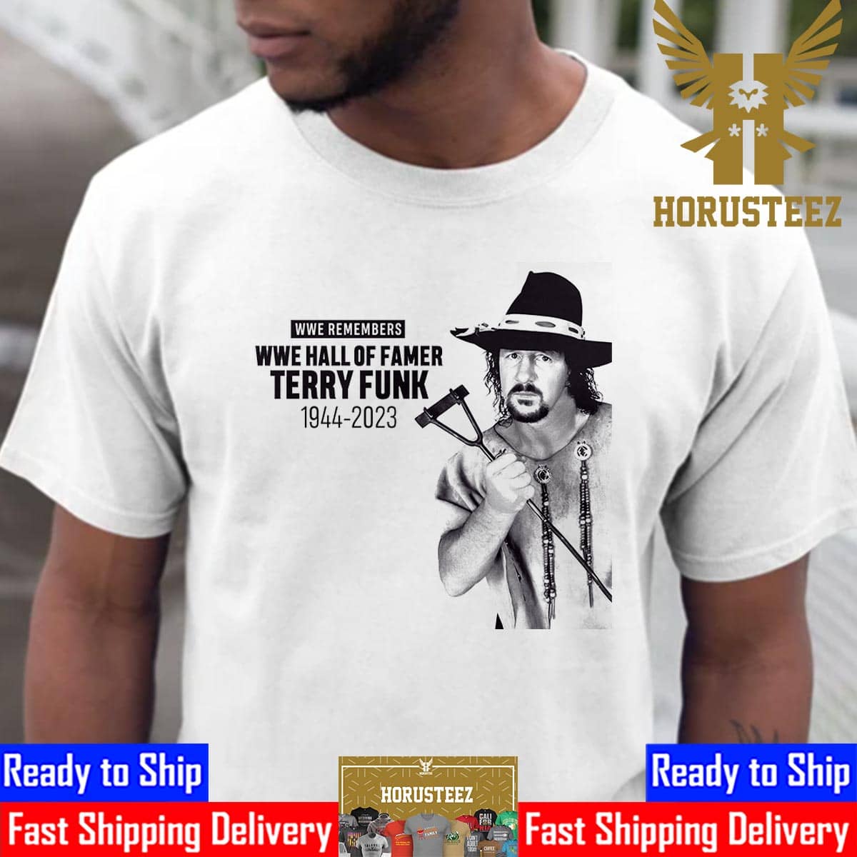 RIP WWE Hall Of Famer Terry Funk 1944 2023 From WWE Remembers Unisex T-Shirt