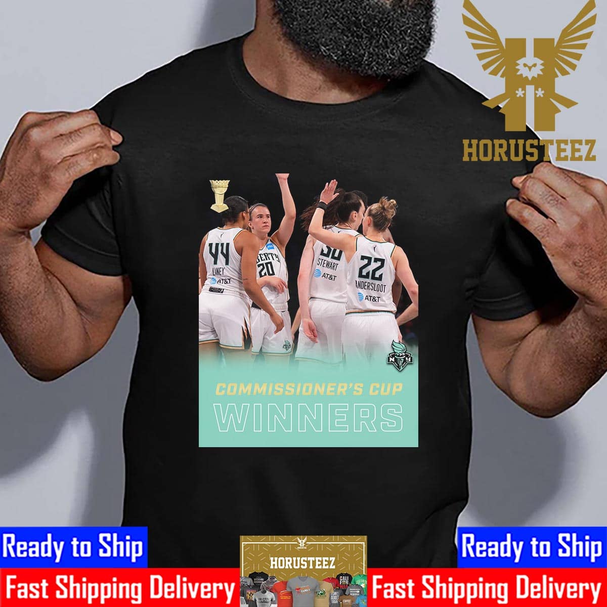 The Champions Of Commissioner's Cup 2023 Are New York Liberty Unisex T-Shirt