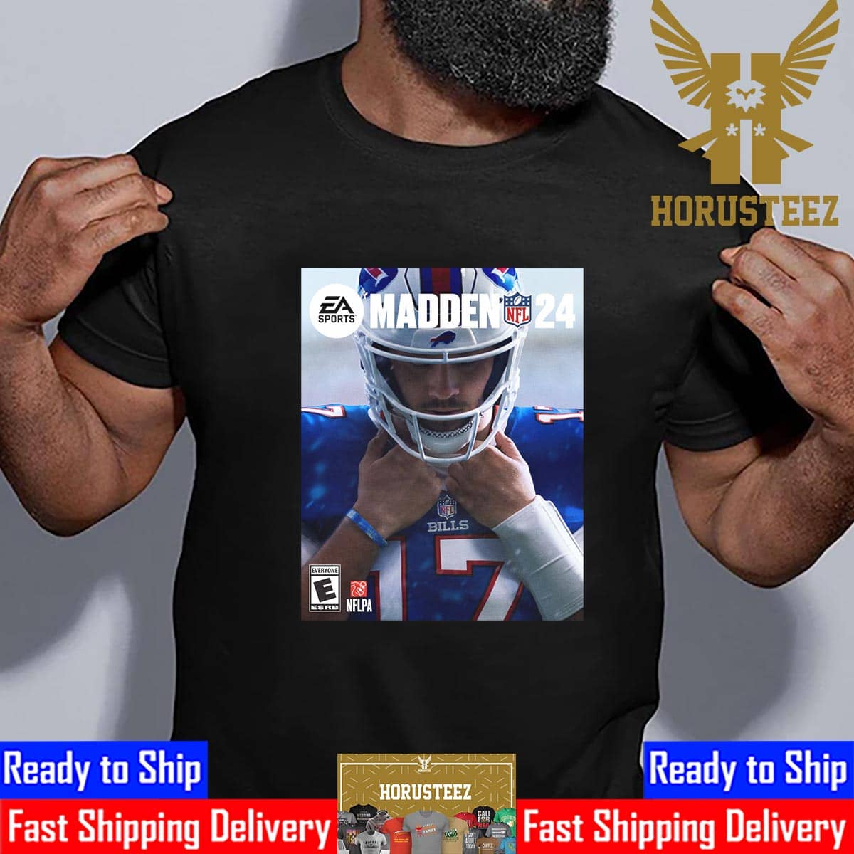 The EA Sports NFL Madden 24 Cover Josh Allen Buffalo Bills Unisex T-Shirt