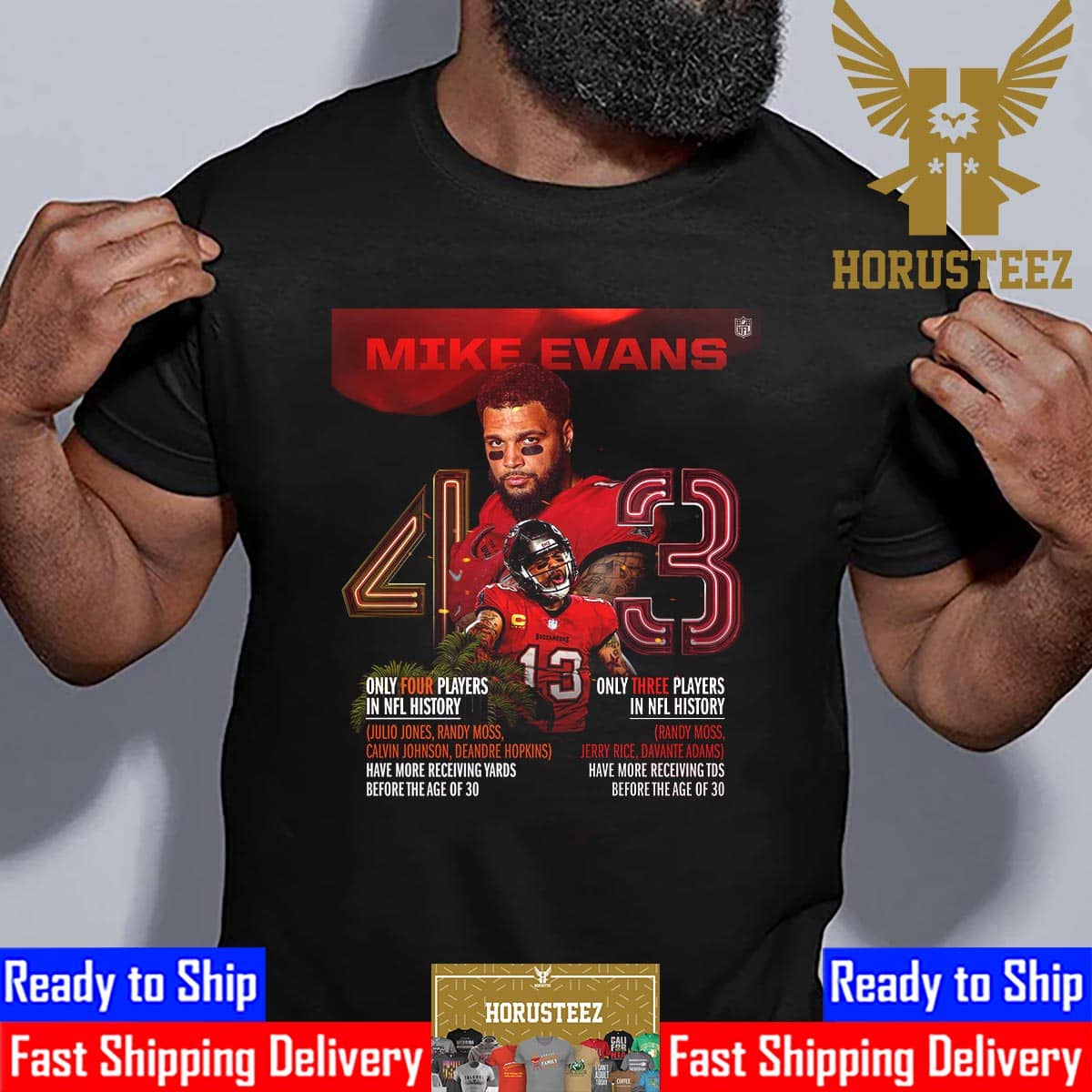 Two Historical Facts About Mike Evans Of The Tampa Bay Buccaneers in NFL History Unisex T-Shirt