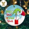 The Grinch I Am So Merry and Bright Gift Decorations Christmas Ornament