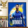 24x Grand Slam Champion For Novak Djokovic The Ultimate Trophy Collection Home Decor Poster Canvas