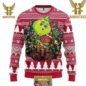 Alabama Football NFL Cute Grinch Funny Best For Xmas Holiday Christmas Ugly Sweater