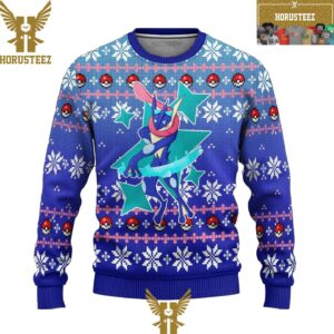 Anime Greninja Pokemon Christmas Holiday Ugly Sweater