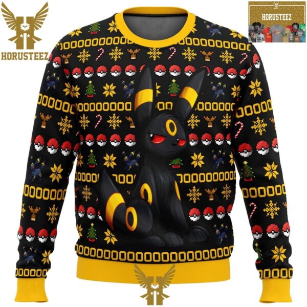 Anime Umbreon Pokemon Christmas Holiday Ugly Sweater