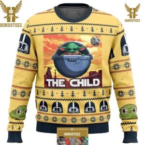 Baby Yoda The Child Mandalorion Star Wars Funny Christmas Ugly Sweater