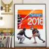 2023 MLB NL West Division Champions Are Los Angeles Dodgers Home Decor Poster Canvas