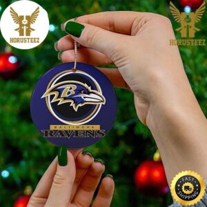 Baltimore Ravens Christmas 2023 NFL Football Decorations Christmas Ornament
