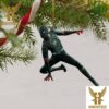 Black Spiderman Climbing Christmas Tree Decorations Ornament