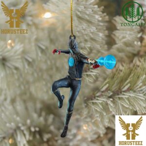 Black Spiderman Shooting Christmas Tree Decorations Ornament