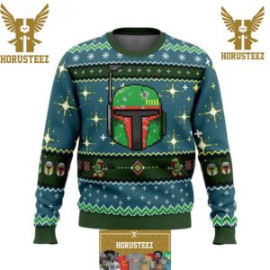 Boba Fett SW Shining Stars In Star Wars Funny Christmas Ugly Sweater