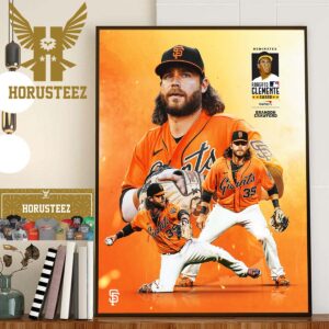 Brandon Crawford Is The SF Giants Nominee For The 2023 Roberto Clemente Award Home Decor Poster Canvas