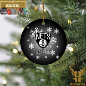 Brooklyn Nets Merry Christmas 2023 Christmas Tree Decorations Ornament