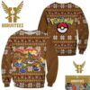 Anime Eevee Ball Pokemon Christmas Holiday Ugly Sweater