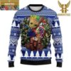Chicago Bears Dabbing Santa Claus NFL Christmas Ugly Sweater