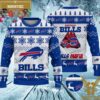 Buffalo Bills Mascot Christmas Light Christmas Ugly Sweater