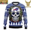 Buffalo Bills Ugly Red Black The Grinch In Toilet NFL Christmas Ugly Sweater