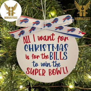 Buffalo Bills Super Bowl Christmas NFL Hallmark Decorations Christmas Ornament