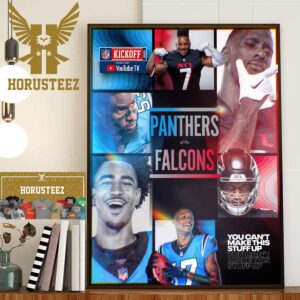 Carolina Panthers Vs Atlanta Falcons NFL Kickoff 2023 Home Decor Poster Canvas