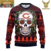 Chicago Bears Funny Grinch Snowfake Christmas Ugly Sweater