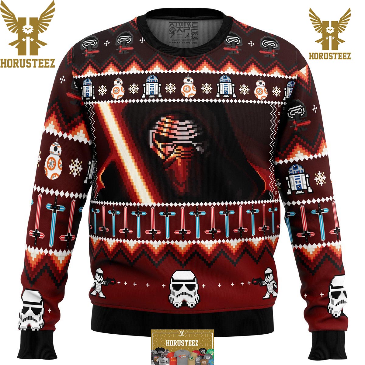 Christmas Awakens Star Wars Funny Christmas Ugly Sweater