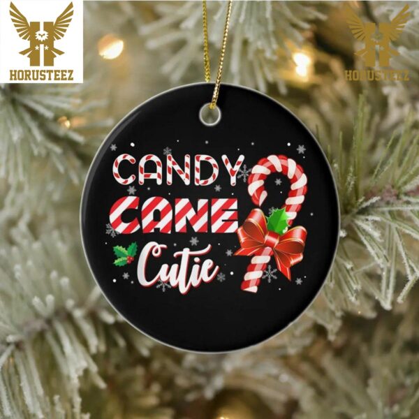 Christmas Candy Cane Crew Funny Christmas Tree Decorations Ornament
