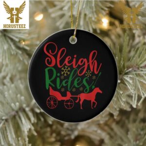 Christmas Sleigh Rides Christmas Tree Decorations Ornament